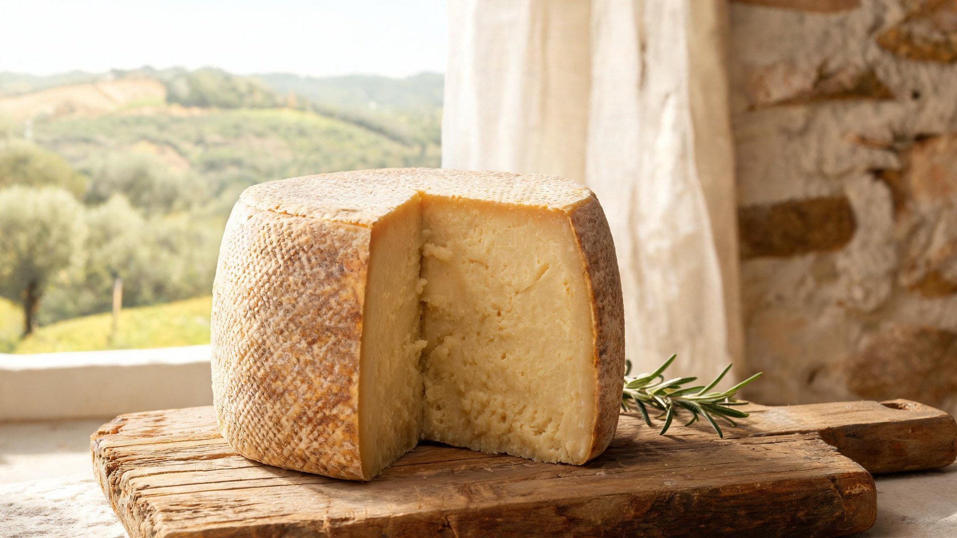 Editorial illustration of Pecorino di Vitulano*