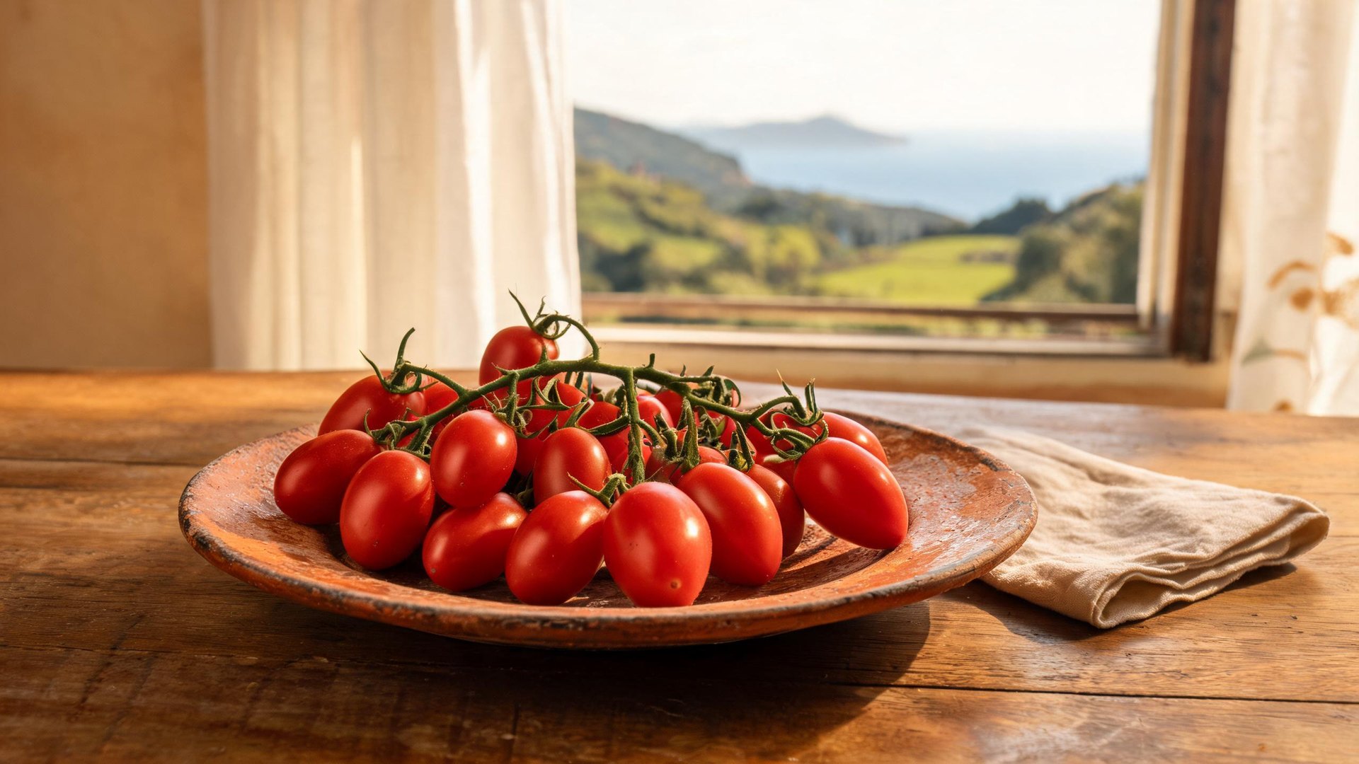 Editorial illustration of Pomodoro cannellino flegreo